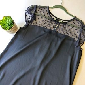 Ann Taylor Factory | Navy Blouse